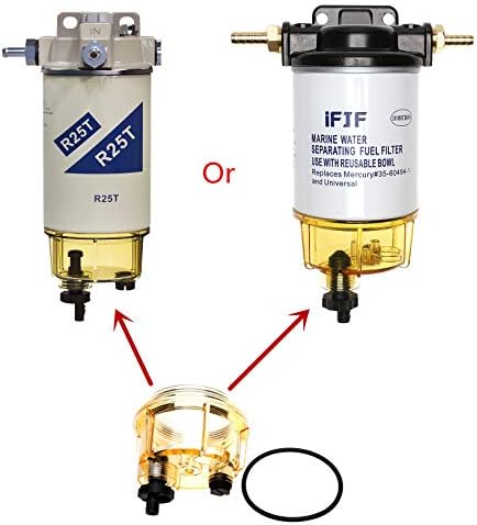 Замена на садот за собирање на вода IFJF R25T за склопување на серија 245R 2/10/30 микрон или S3213 10 филтер за гориво на микрони/сепаратор