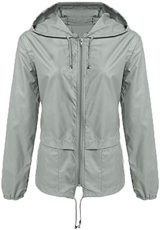 Angенски јакни Андонџивел со џебови моден качулка со долг ракав мек целосен палто за отворено