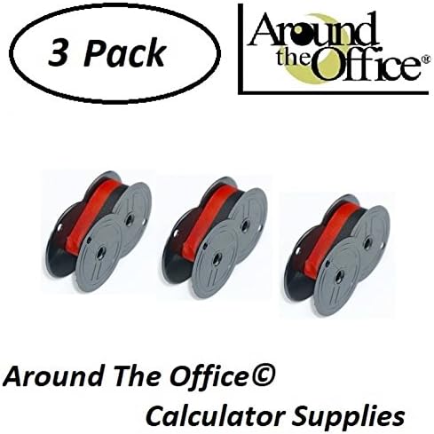 Околу канцеларијата компатибилен пакет од 3 индивидуално запечатени панделки замена за калкулаторот на Royal 300-PD