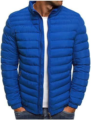 Машки палто ADSSDQ, зимски палта Човекот плус мода кампување со долг ракав Повратен јакна со цврста средна тежина од тежина