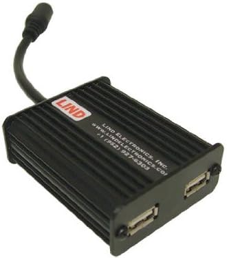 Lind Electronics USBML2-3215 Овој двојно солиден USB адаптер на Линд е специјално дизајниран за напојување на вашата електро