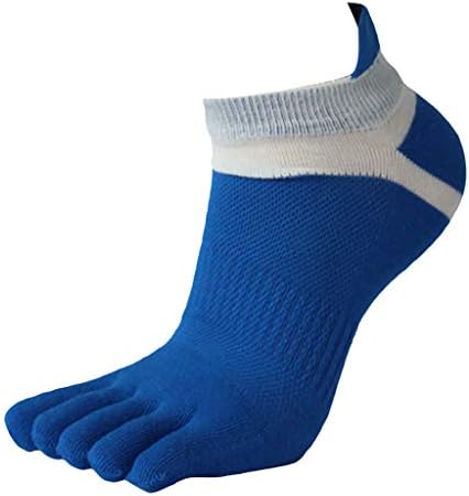 1 прсти мејаи Пет спортски пар чорапи решетки што трчаат мажи со пети чорапи со големина 7