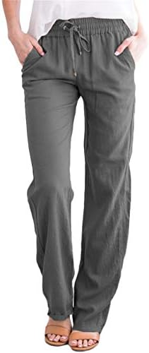 Andongnywell женски јога џемпери лабава лабава салон со широки панталони за нозе тренингот џогери пантолони со панталони со