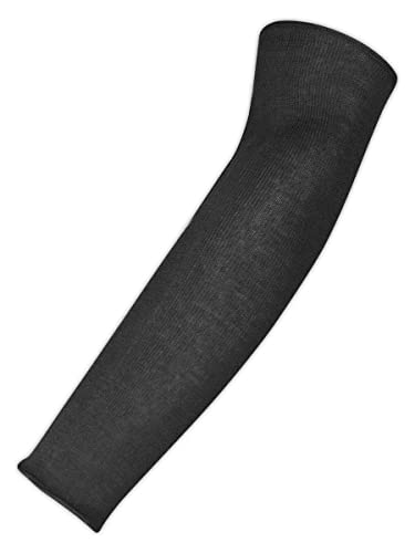 Magid Bkevcot16 Cutmaster Kevlar/Памук измешан плетен ракав, 16 , црна