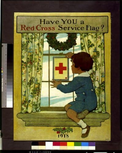 Фотографија на историски производи: Дали имате знаме на Црвениот крст, Американски Црвен крст, светска војна, Втората светска војна, момче, 1918 година