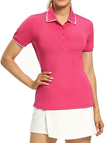 Hiverlay жени голф кошули Поло кошули за жени up 50+ лесни тениски тениски кошули со брзо сушење