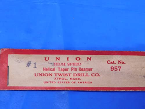 Нова унија #1 .1447-.1798 O.D. HSG Taper Pin Reamer Spiral 3 Flute .1447- .1798-MB11980BJ2