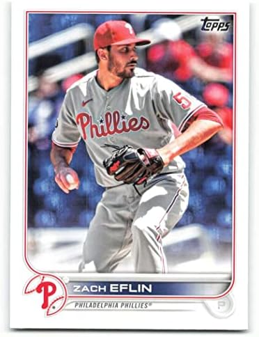 2022 Топпс #179 Зак Ефлин Филаделфија Филис Серија 1 МЛБ картичка за тргување со бејзбол