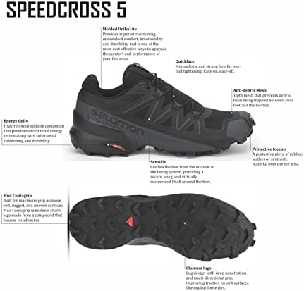 Чевли за трчање 5 патеки на Salomon Speedcross 5