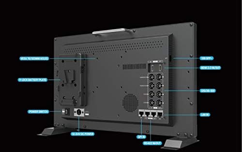 Лилипут 17.3 Q17 FHD Pro SDI Monitor Monitor 3D LUT HDR бранови/вектор/хистограм/4 лента дисплеј/аудио вектор/мерач на ниво