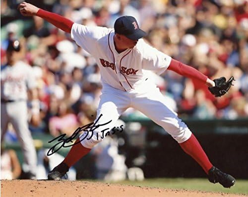 Бред Зиглер Бостон Ред Сокс потпиша автограмирана 8x10 фотографија w/COA