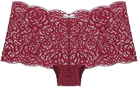 Градници за жени жени секси чипка брифинзи со ниска половината за дишење чипка 100 памучни долна облека жени беспрекорни
