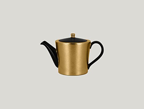 RAK Porcelain MFFDTP40GB метал фузија златен чајник и капа на капакот од 4