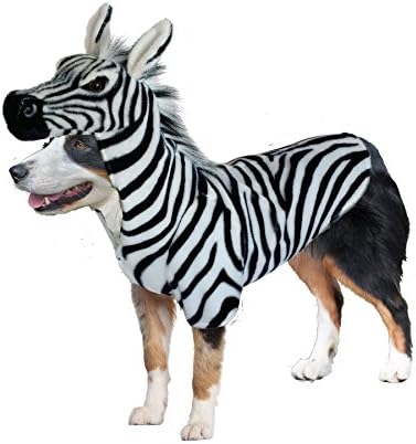 Неверојатни производи за миленичиња кучешки wannabe удобно суштество палта костум зебра голема