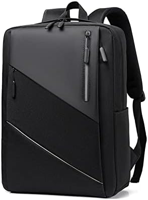 Fandare тенок лаптоп ранец за ранец за патувања со делови со USB порта за полнење со повеќе бои за спојување на дневниот пакет