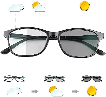 ВЕПИАНТ Транзиција Фотохроматски очила за приближно растојание за мажи жени миопија со краткорочни очила Анит UV400 очила за