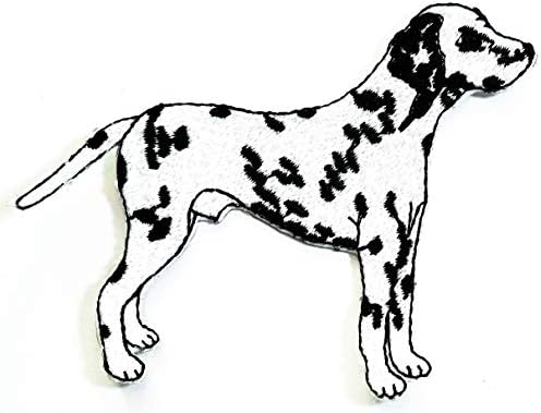 Закрпи на нипитшоп црно куче лабрадор миленичиња кучиња цртани деца деца извезени апликации за лепенки за лепење шива железо