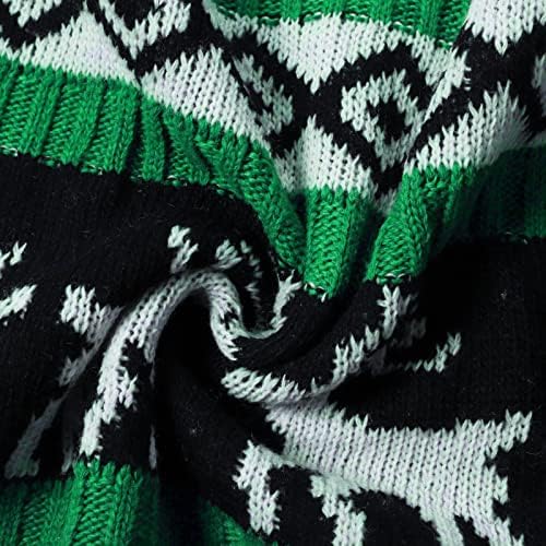 Џемпери за жени жени есен и зимски божиќни елен кардиган средна должина Божиќна џемпер јакна
