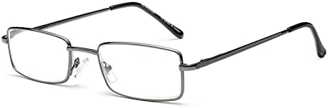 Плима Оптички Очила За Читање Мажи Жени, Метални Сини Светлосни Очила За Блокирање Со Пролетни Шарки, Очила Против Оптоварување
