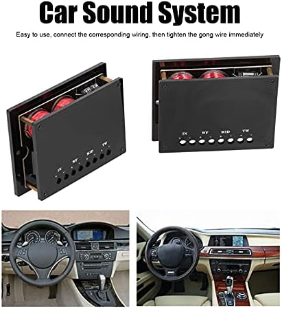 Шанрија 3 Насочен Аудио Филтер, Делител На Аудио Фреквенција Заштита Од Прекумерна Струја Универзален Издржлив За Автомобил За Звучен Систем