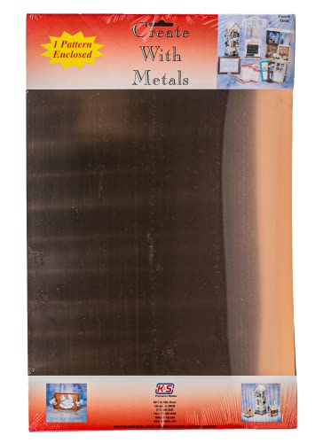 K&S 6540 бакарен лист, 0,016 дебели x 12 широки x 18 долги, 1 парче, направено во САД