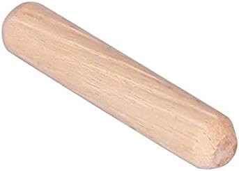 50 парчиња дрвена фиока на кабинетот за шипки од шипка со шипки од дрвени занаети, шипки за иглички М6 30/40/50мм дрво - дрво