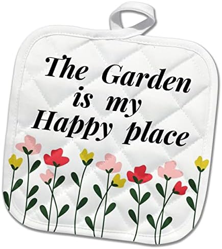 3drose Слика на цитат Градината е моето среќно место - постери