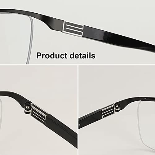 Фотохроматски очила за читање за мажи, сино светло блокирајќи го прогресивниот мултифокус варифокал очила за читање на сонце