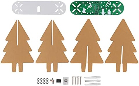 Акрилна 3 димензионална елка предводена од градиентниот комплет за божиќни украси