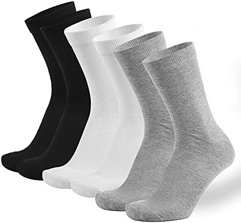X.anzg машки обични чорапи, прикривање на перничињата квартални чорапи за мажи на отворено спорт ， 6 пар