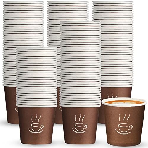 Gerrii 1000 парчиња мали кафе чаши хартија еспресо чаши за еднократна употреба мини топли чаши топло ладно пиење чаши за патување, забава, чај, бања, пикник, настани, кафе