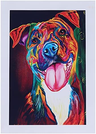 Декоративно сликарство на Plplaaobo, симпатична шема на кучиња, без рамка платно, сликарско платно, wallидна слика за дневна
