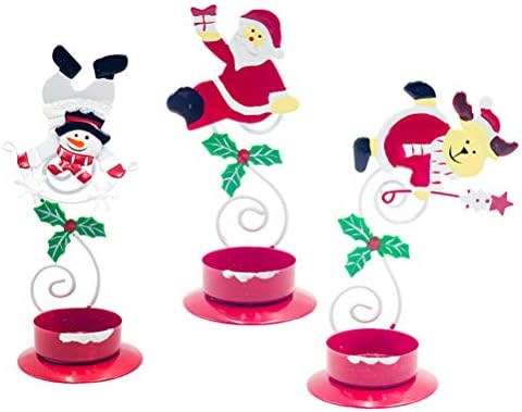 Божиќна Декорација Амосфун 3 парчиња Божиќно Сликарство Елен Снешко Дедо Мраз Залихи За Забави