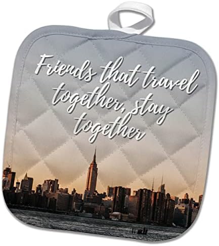 3drose уникатни пријатели за патувања кои патуваат заедно останува засекогаш - постери