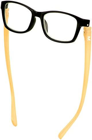 BUNNY EYEZ Читателите Мини Читање Очила со Навалување &засилувач; Превртлива Рамка, Шик &засилувач; Модерен Дизајн