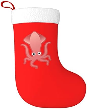 Cutedwarf гигантски лигњи Кристама чорапи Божиќни украси на дрво Божиќни чорапи за Божиќни празнични забави подароци 18-инчи