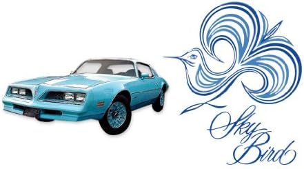 Firebird Esprit 1977 1978 Pontiac Sky Blue Bird Declass & Stripes комплет - Сино горно тело лента