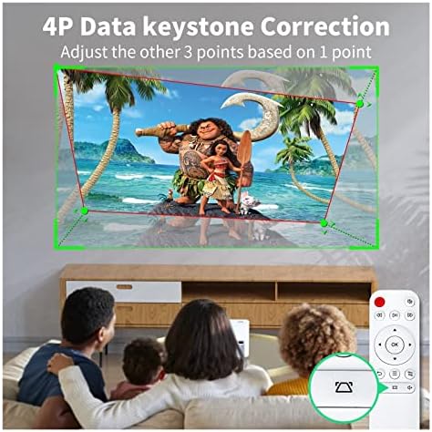 HD Projector WiFi Android Smart Protectable Projector Native 1920 x 1080p Телефон LED видео домашен театар 3Д проектор