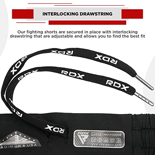 Rdx MMA шорцеви за обука и кикбокс - борбени шорцеви за воени вештини, кафез борба, Муај Тајланд, БJJ, бокс, Граперт
