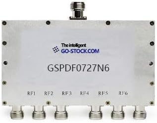 GSPDF0727N6 6-насочен делител на моќност на моќност Комбинер N TPYE 50W 700-2700MHz
